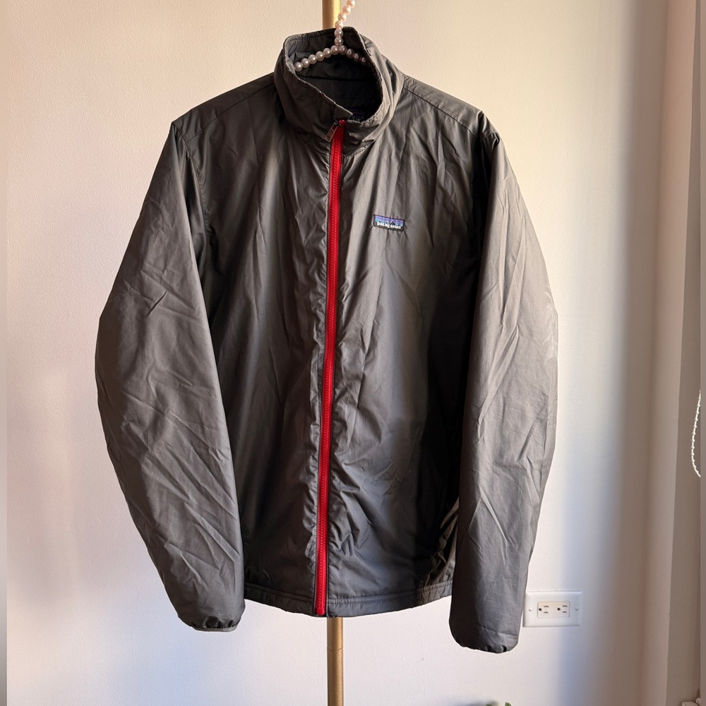 Patagonia Men's Performance Jacket in Gray with Red Trim